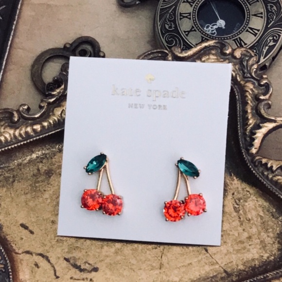 KATE SPADE • Ma Cheriè Cherry Earrings